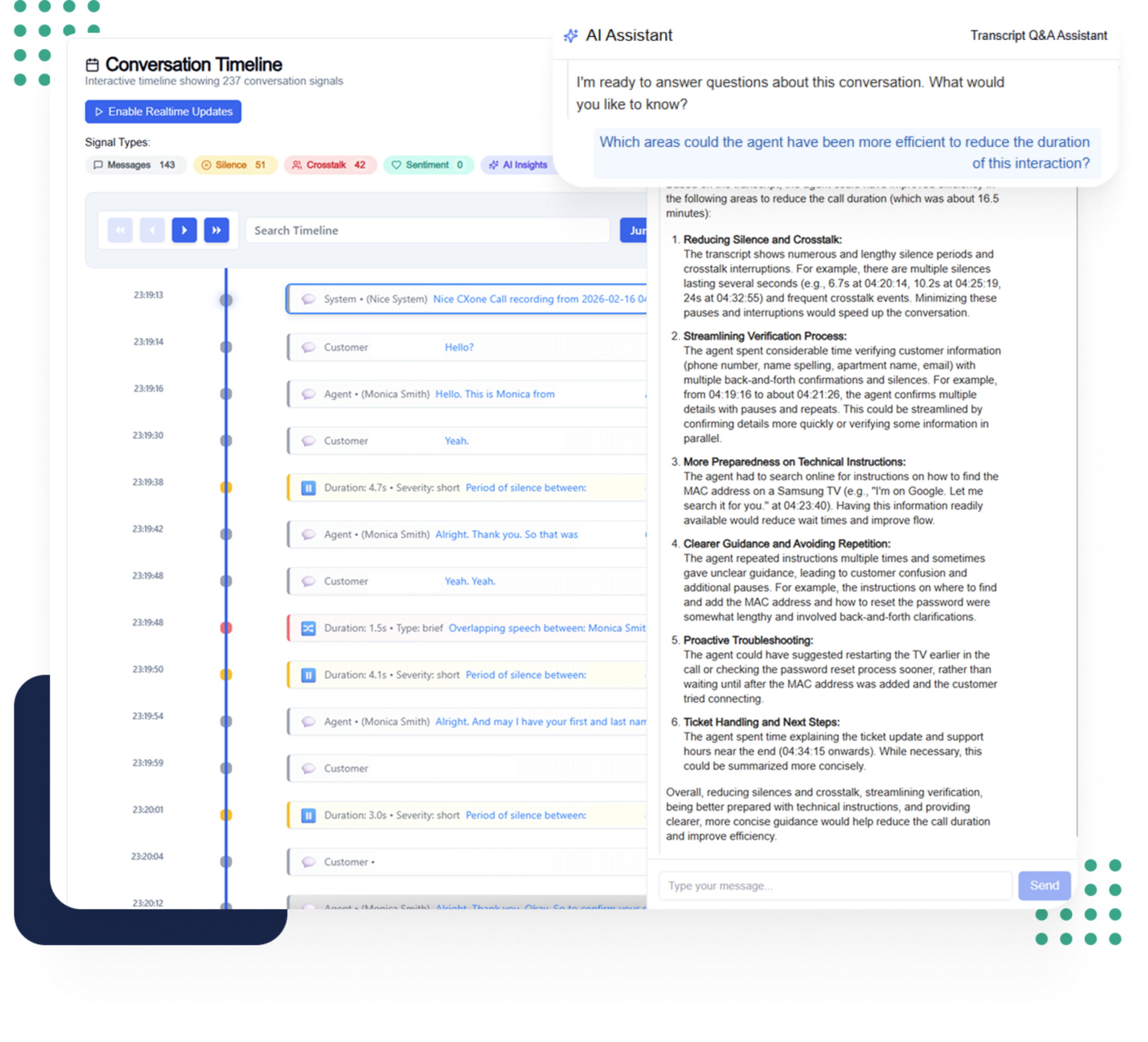 Copilot natural language analytics
